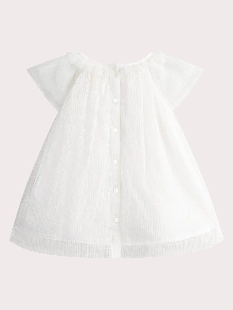 Vestido Blanco para Bebé Niña