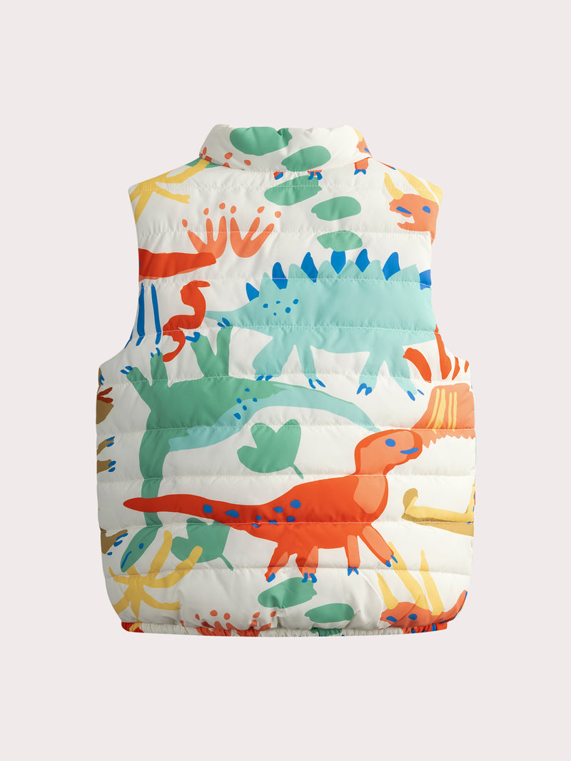 Chaleco Reversible Azul Oscuro Sin Mangas
