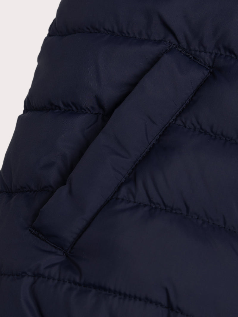 Chaleco Reversible Azul Oscuro Sin Mangas