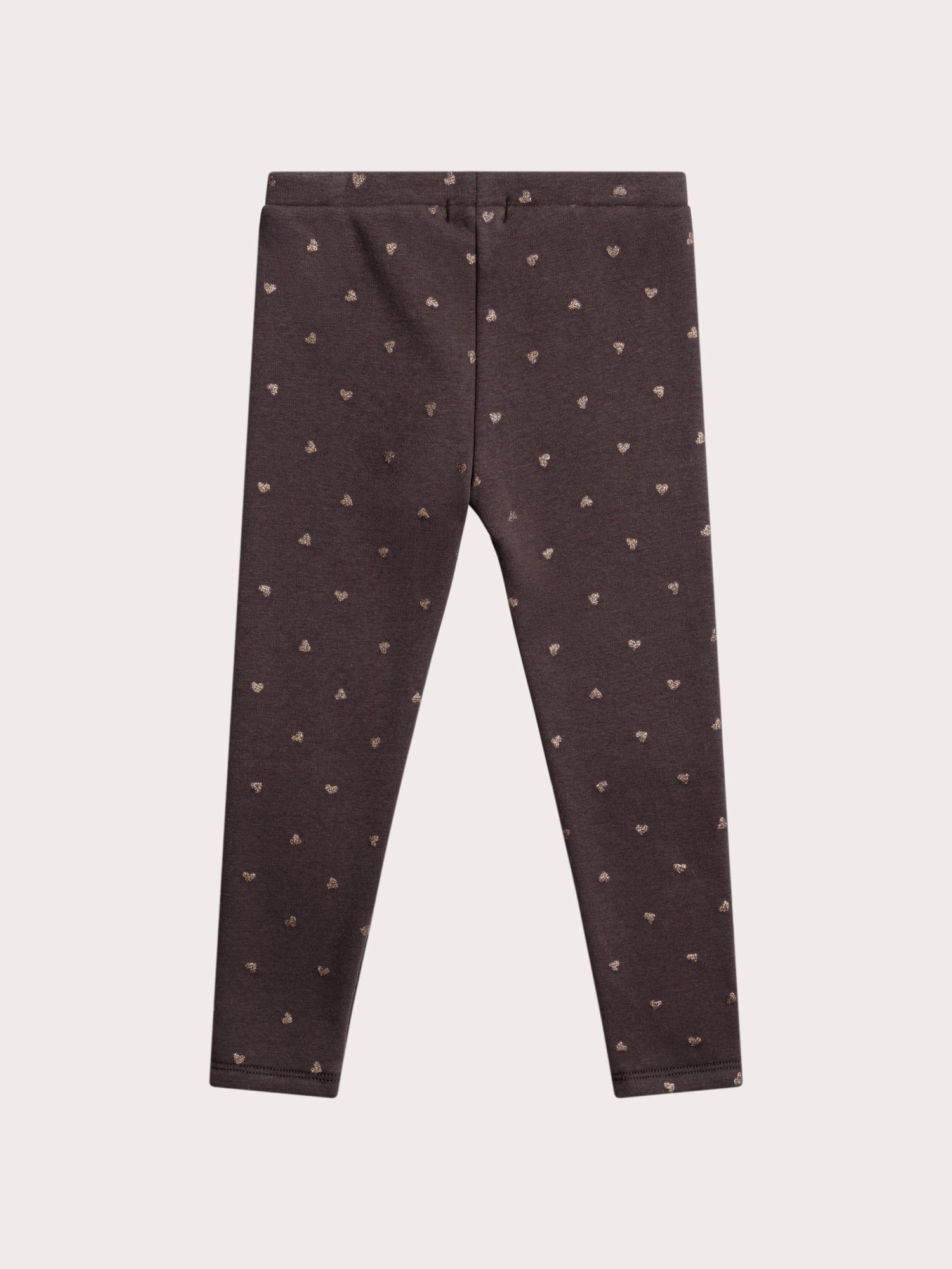 Legging con Impreso de Corazón y Brillantina