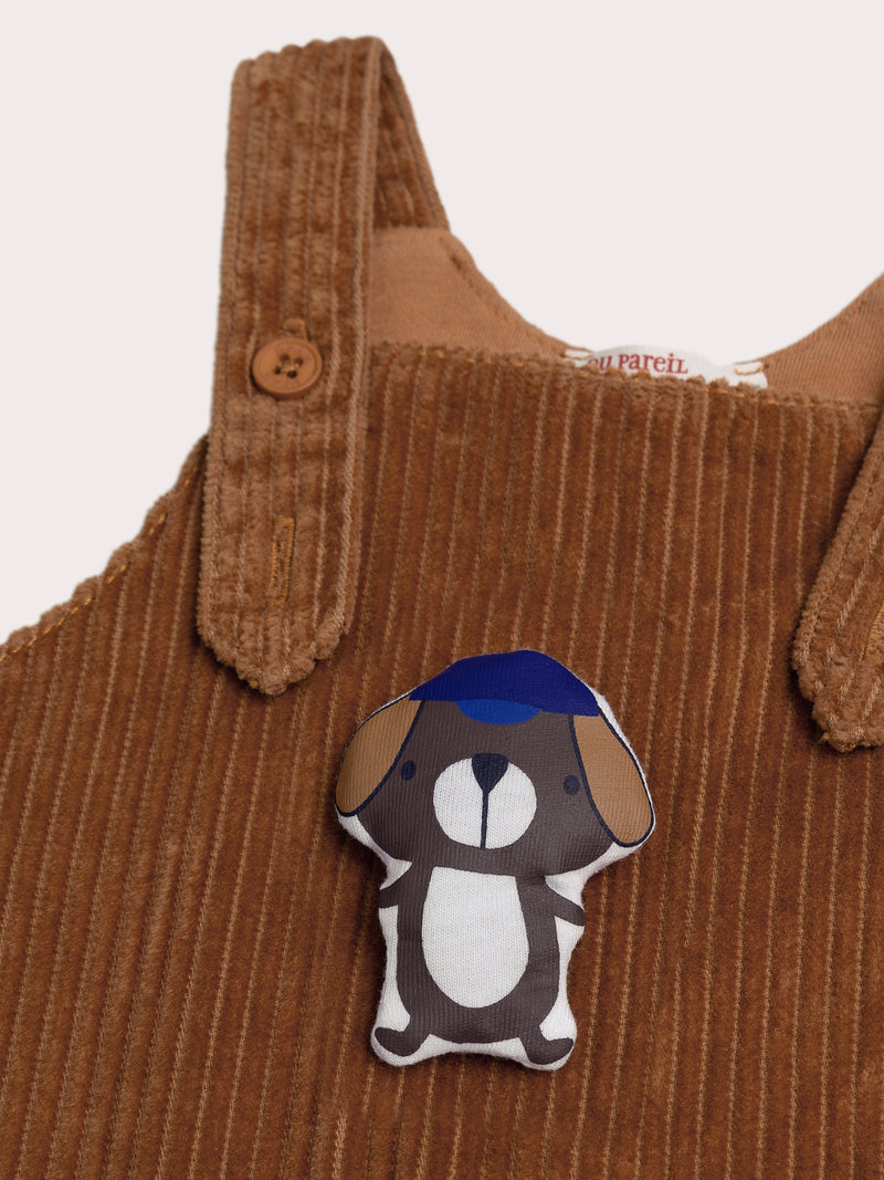 Pantalón Suspenders Marrones para Bebé Niño