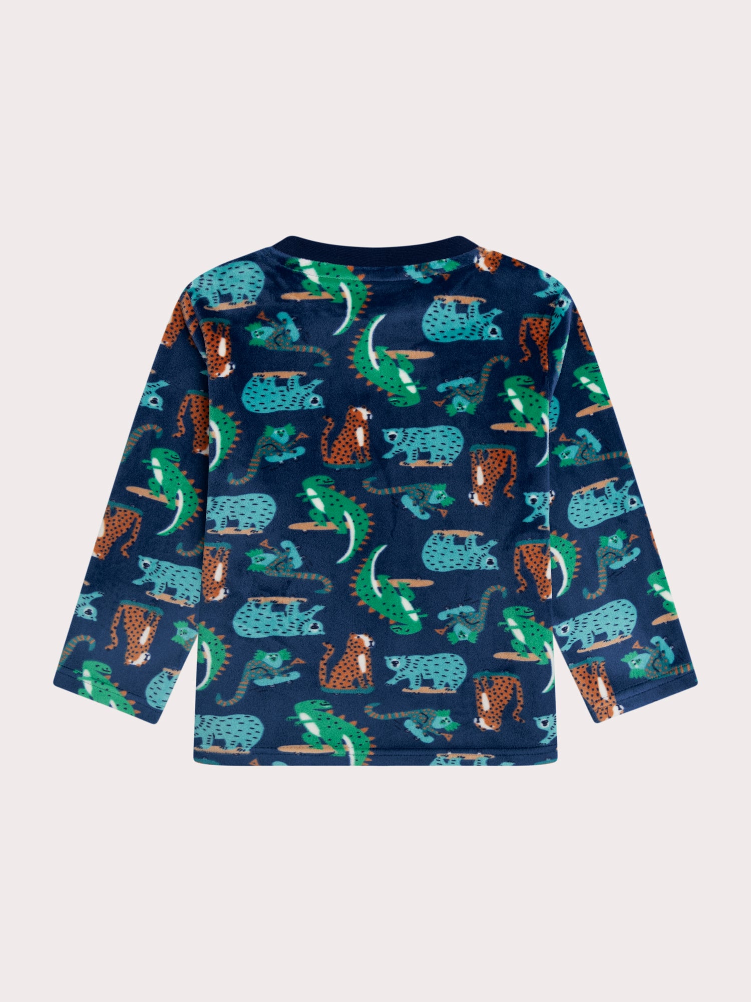 Pijama animales en skate para niño