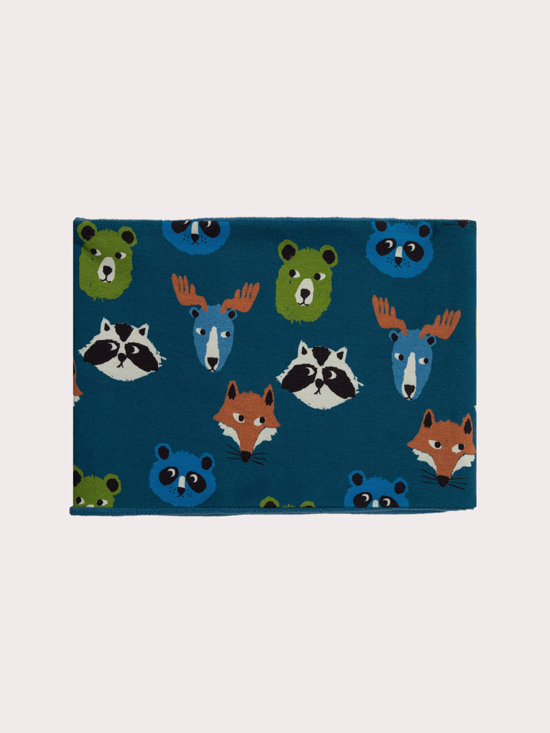 Snood Azul con Motivo Fantástico para Niño