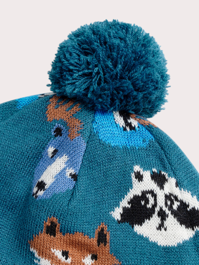 Gorra Azul con Motivo Fantástico para Niño