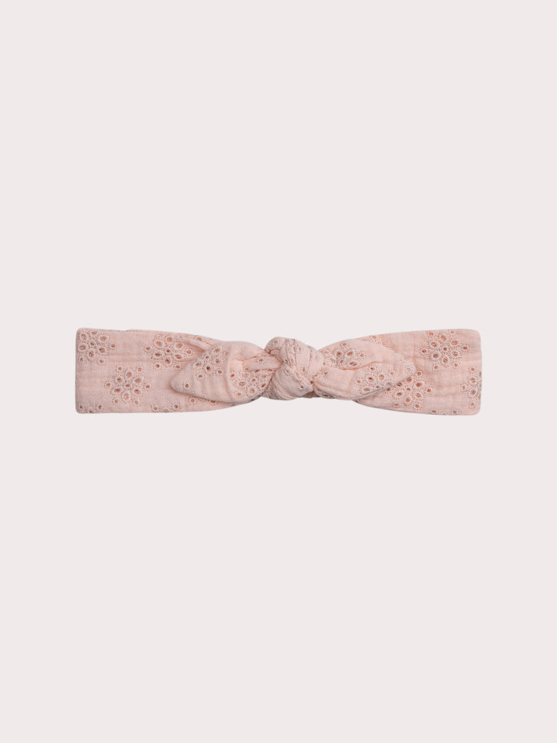 Diadema Bordado Rosa para Bebé Femenina