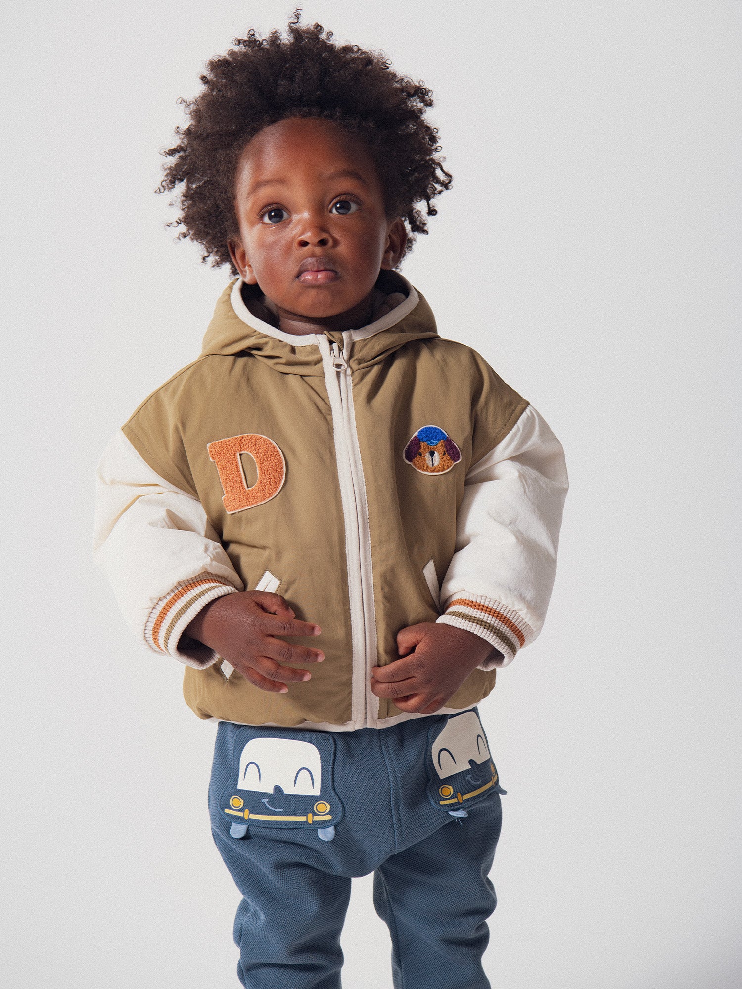 Chaqueta Kaki para Bebé Niño