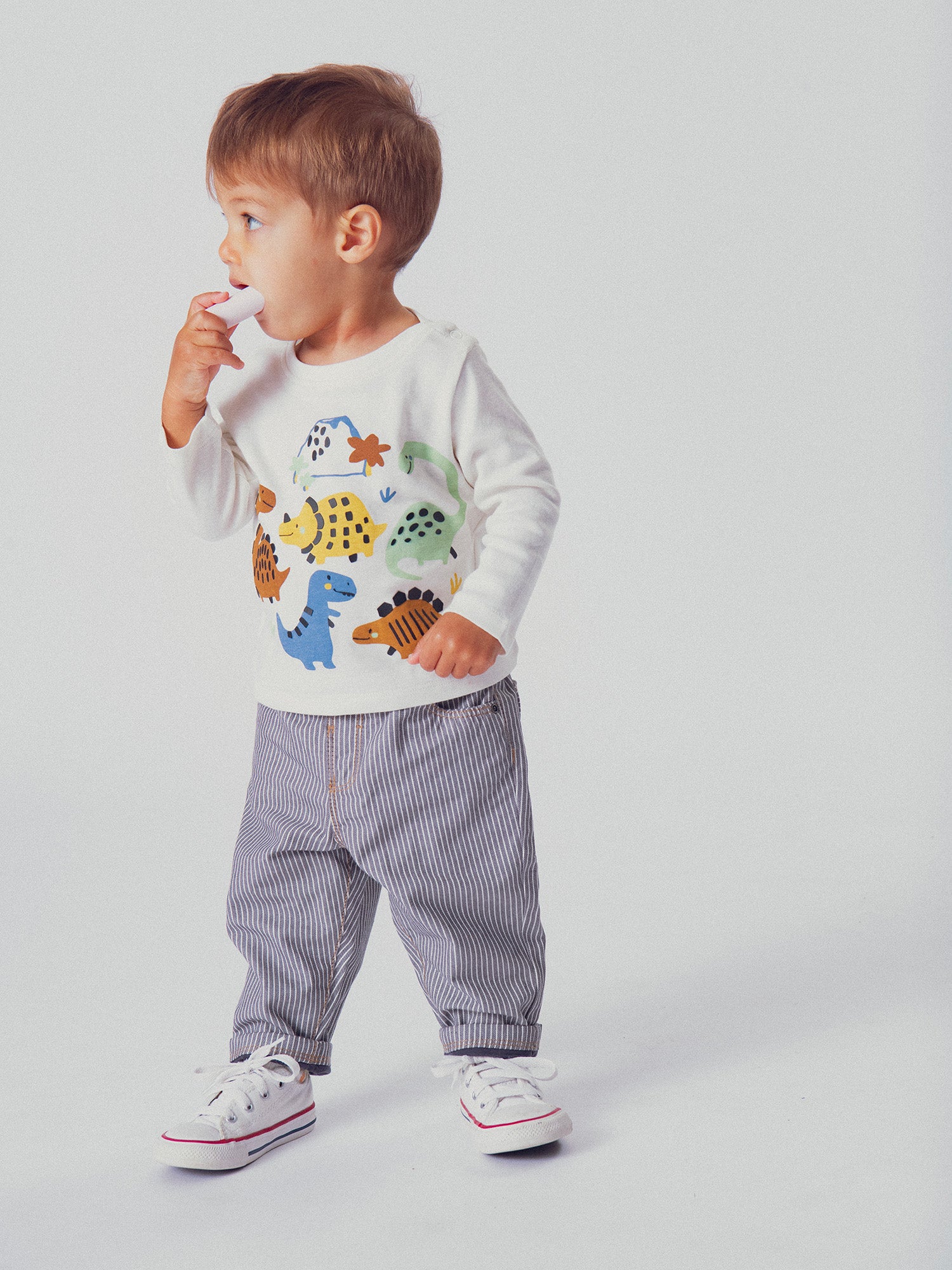 Jeans a rayas para bebé niño