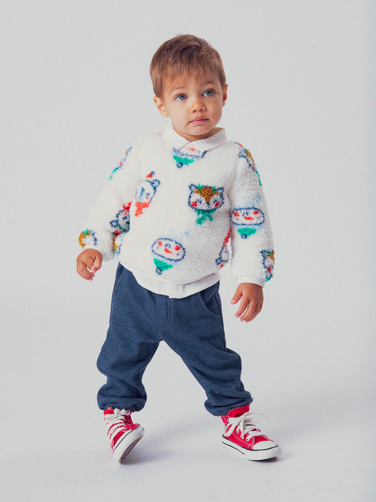 Sudadera navideña para bebé niño