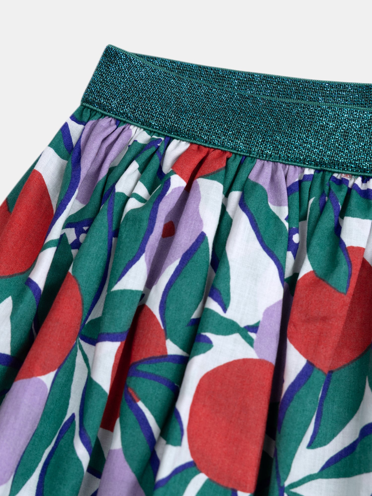 Jupe réversible à imprimé floral pour fille