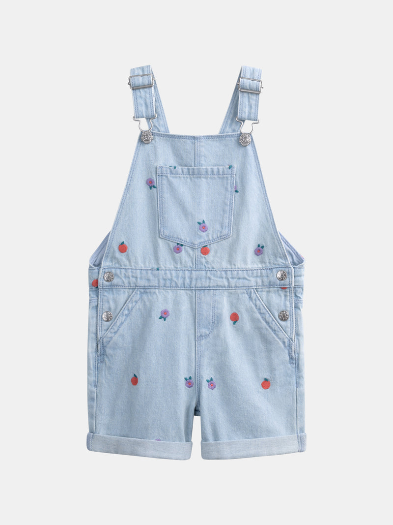 Mono de mezclilla bordado para niñas
