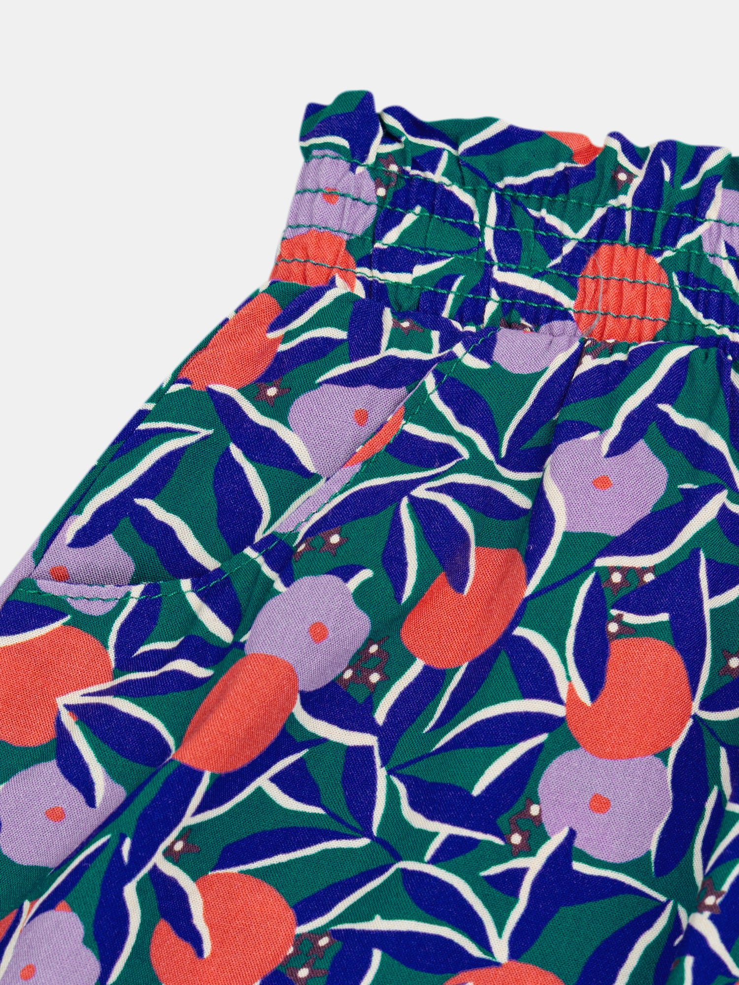 Short à imprimé floral pour fille