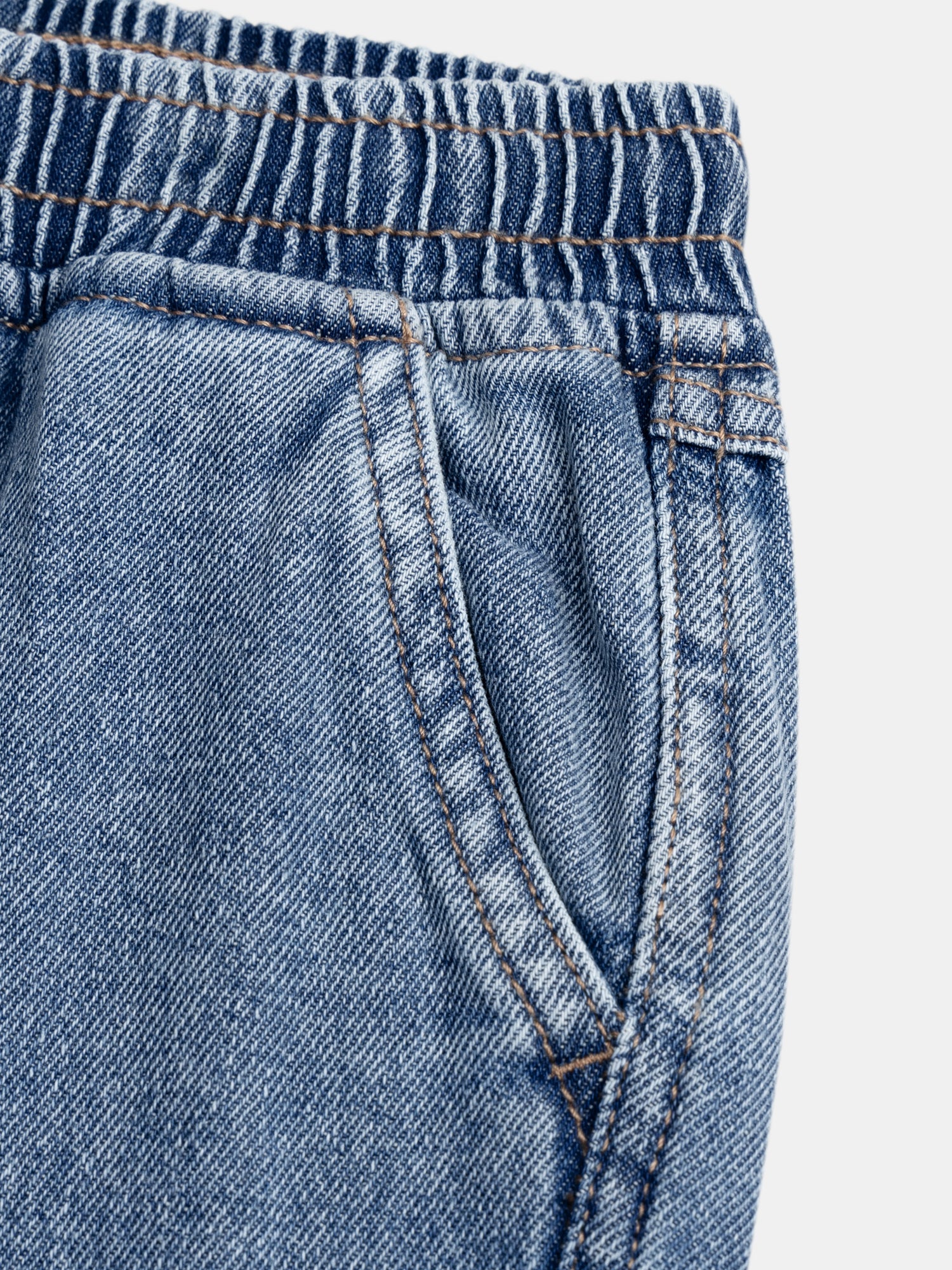 Pantalones cargo de denim para niños