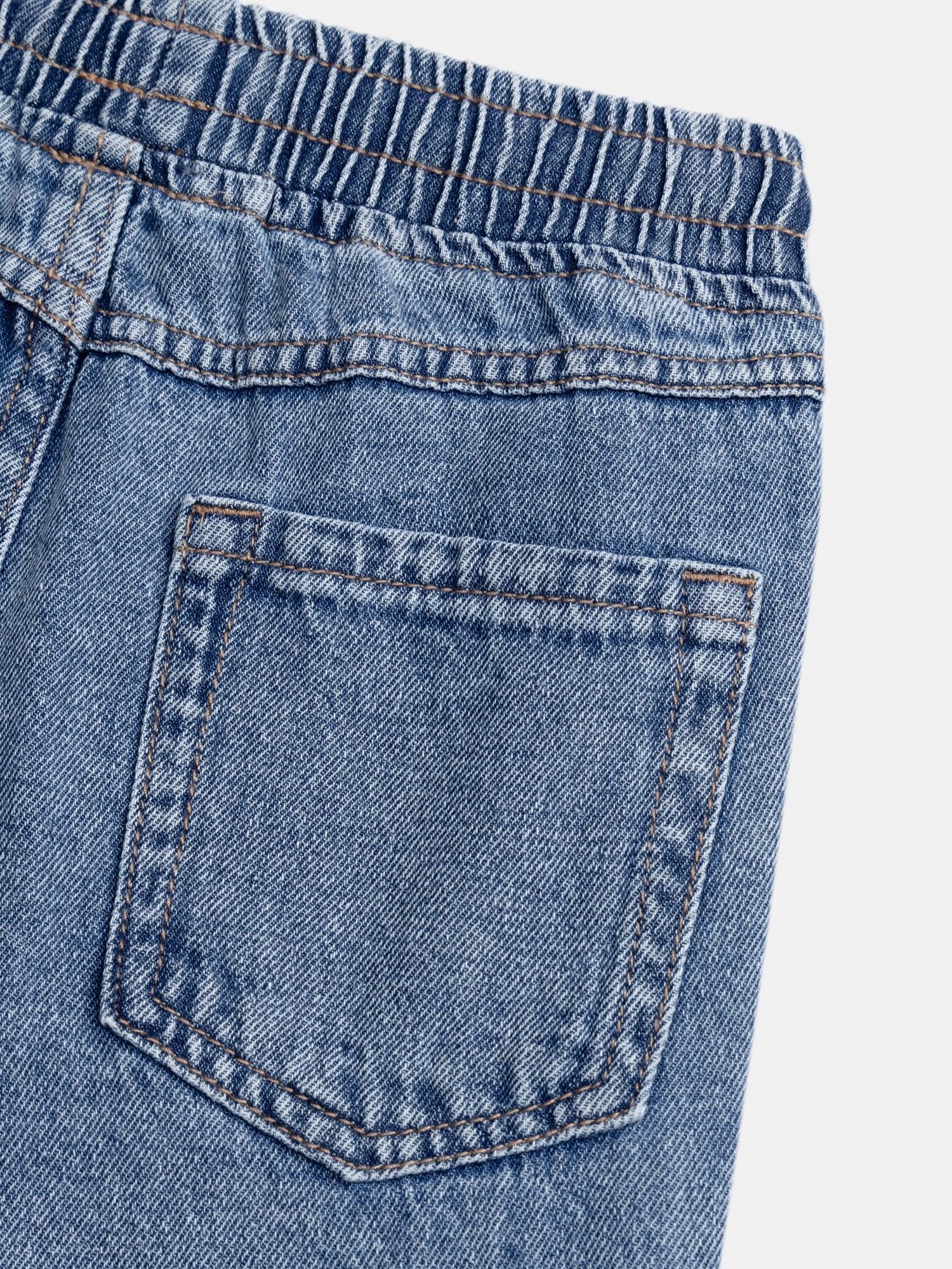 Pantalones cargo de denim para niños