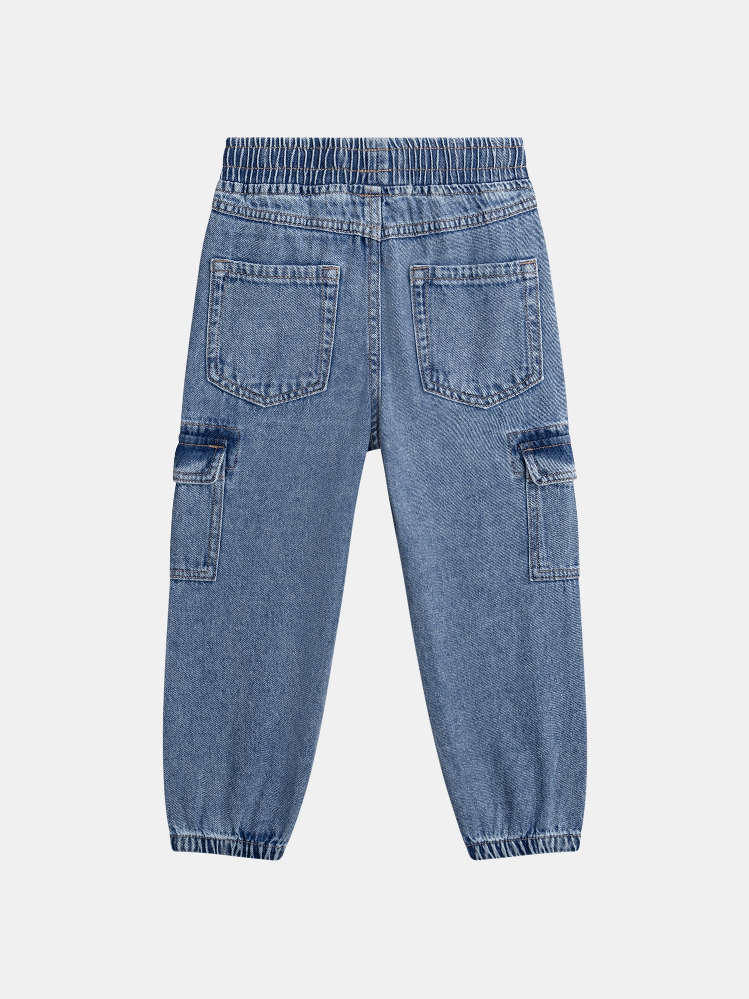 Pantalones cargo de denim para niños