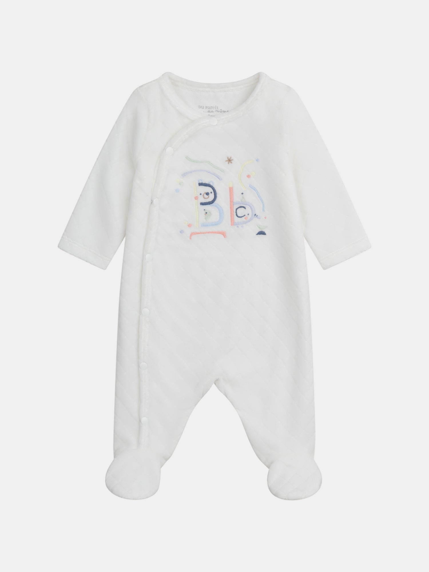 Mameluco Nacimiento con Bordado Colorido