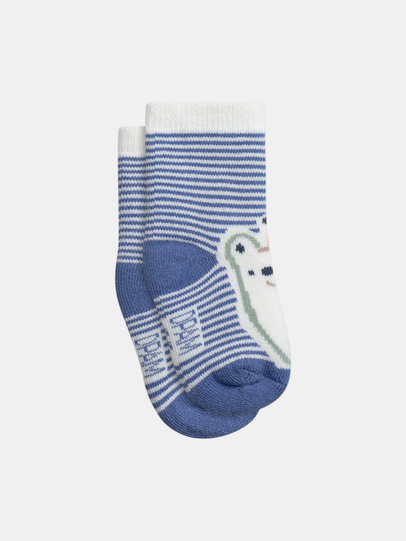 Calcetines de bebé niño con motivo de oso