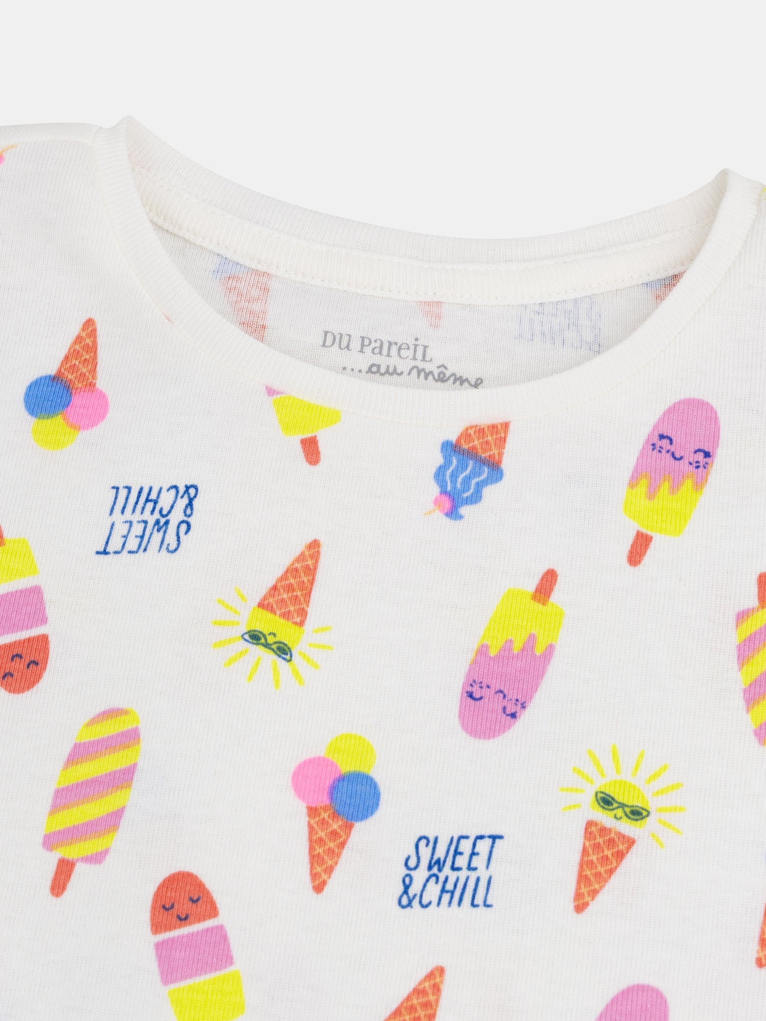 Pijamas cortos "SWEET & CHILL" para niñas