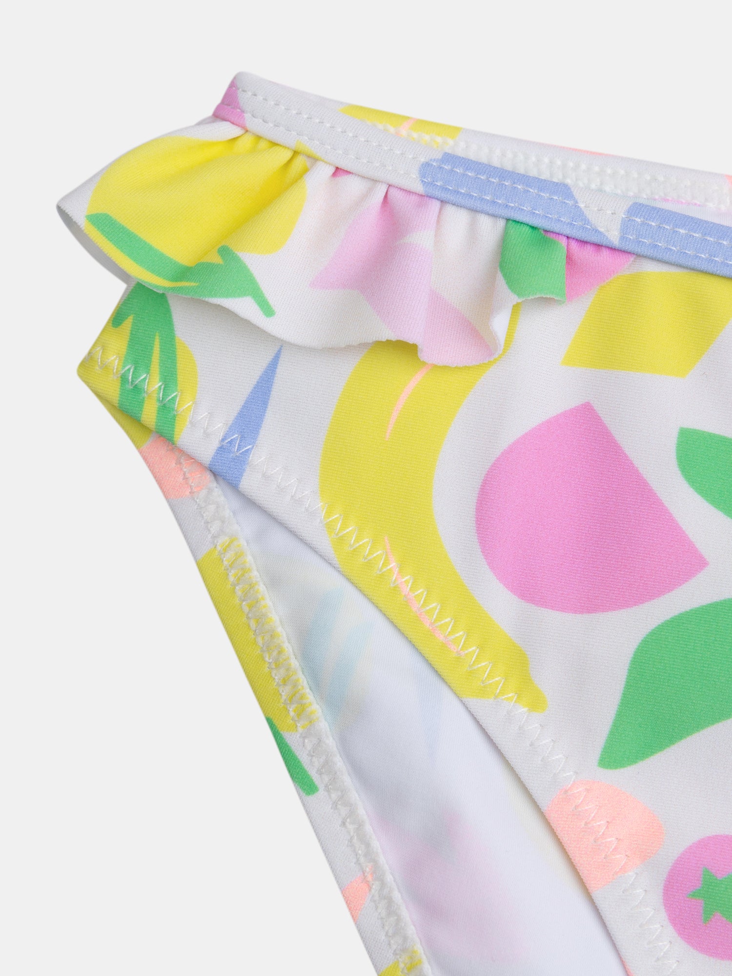 Ensemble de bain UPF 50+ 2 pièces imprimé coloré pour fille