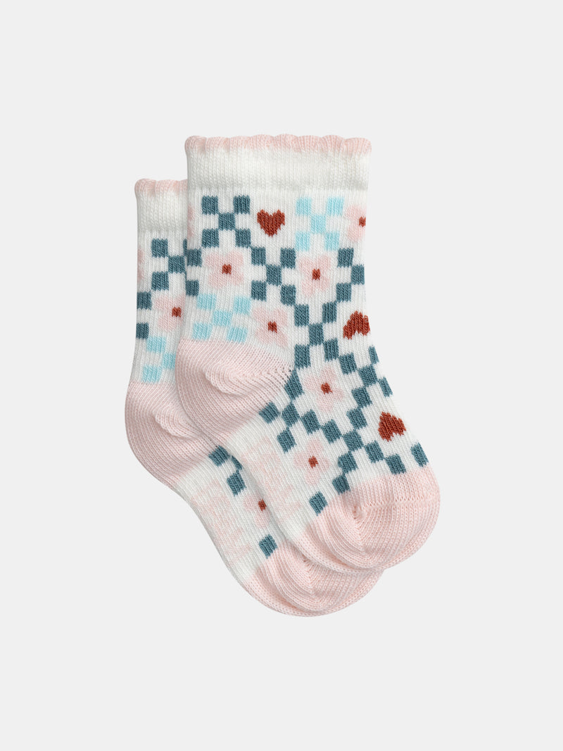 Calcetines con motivo gráfico para niñas