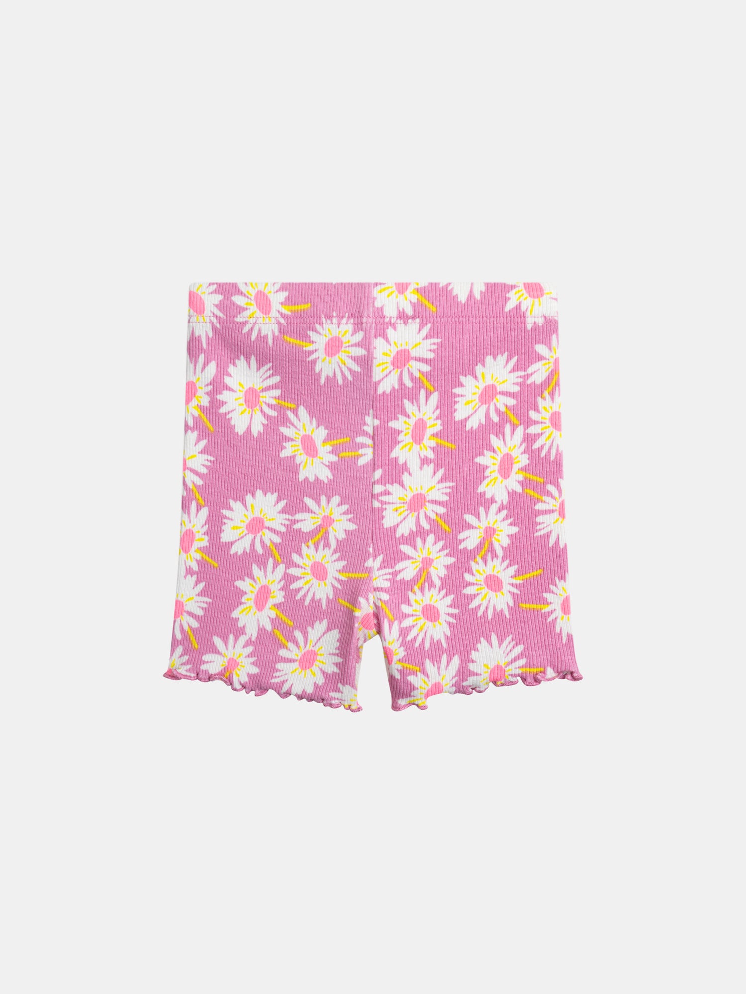 Cycliste rose à fleurs pour bébé fille