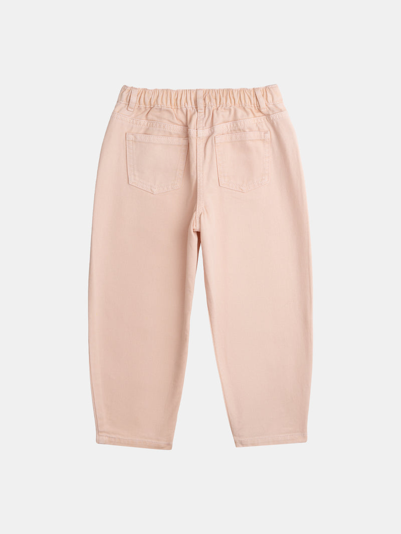 Pantalon rose à poches pour fille