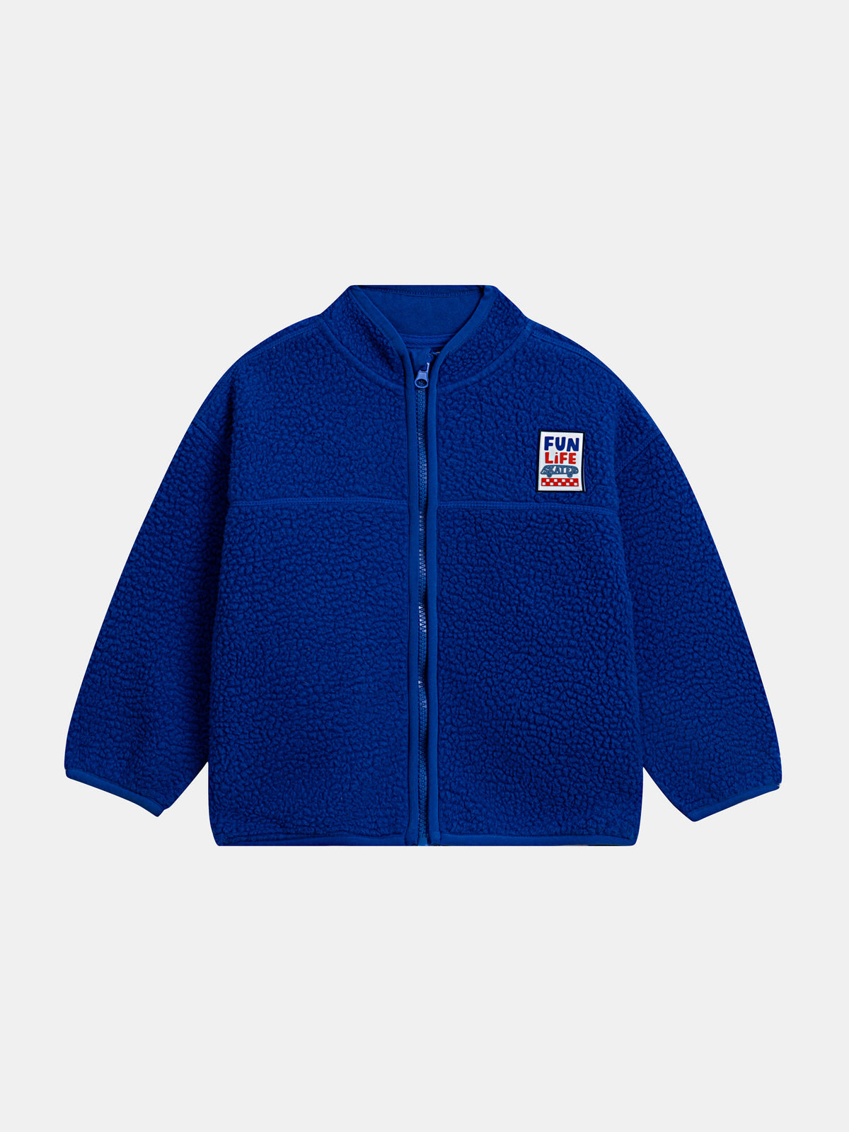 Chaleco azul con cremallera para niños