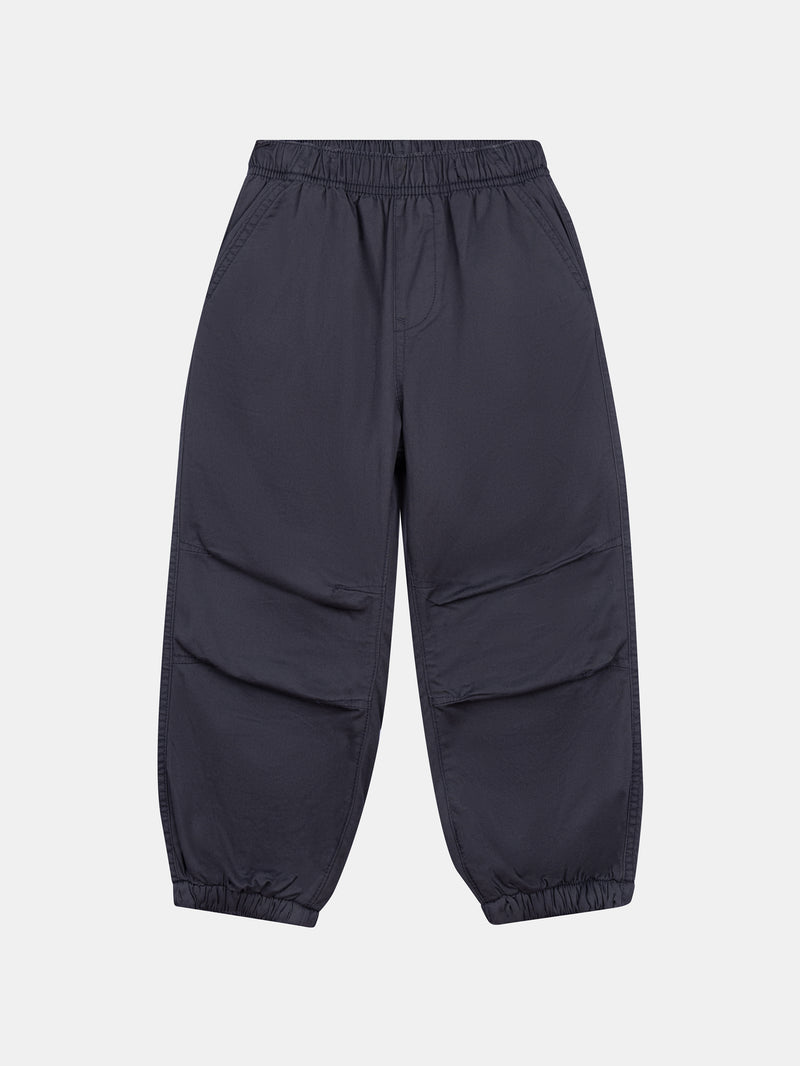 Pantalones grises forrados calientes para niño