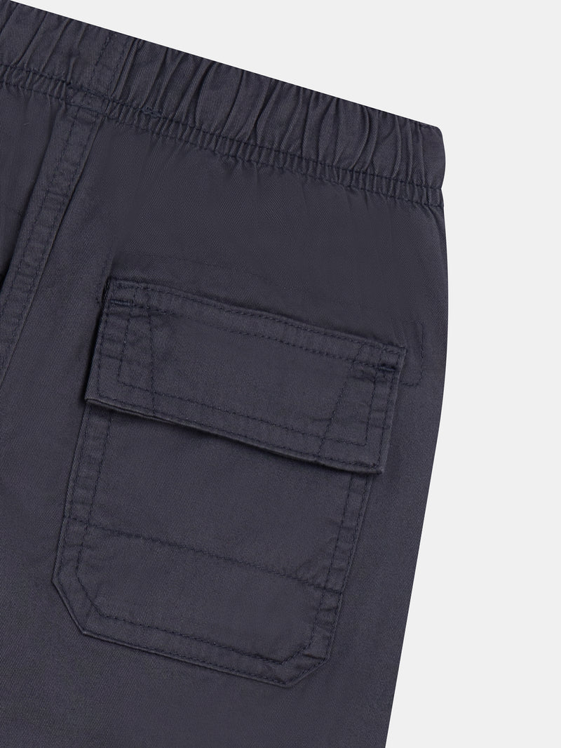 Pantalones grises forrados calientes para niño