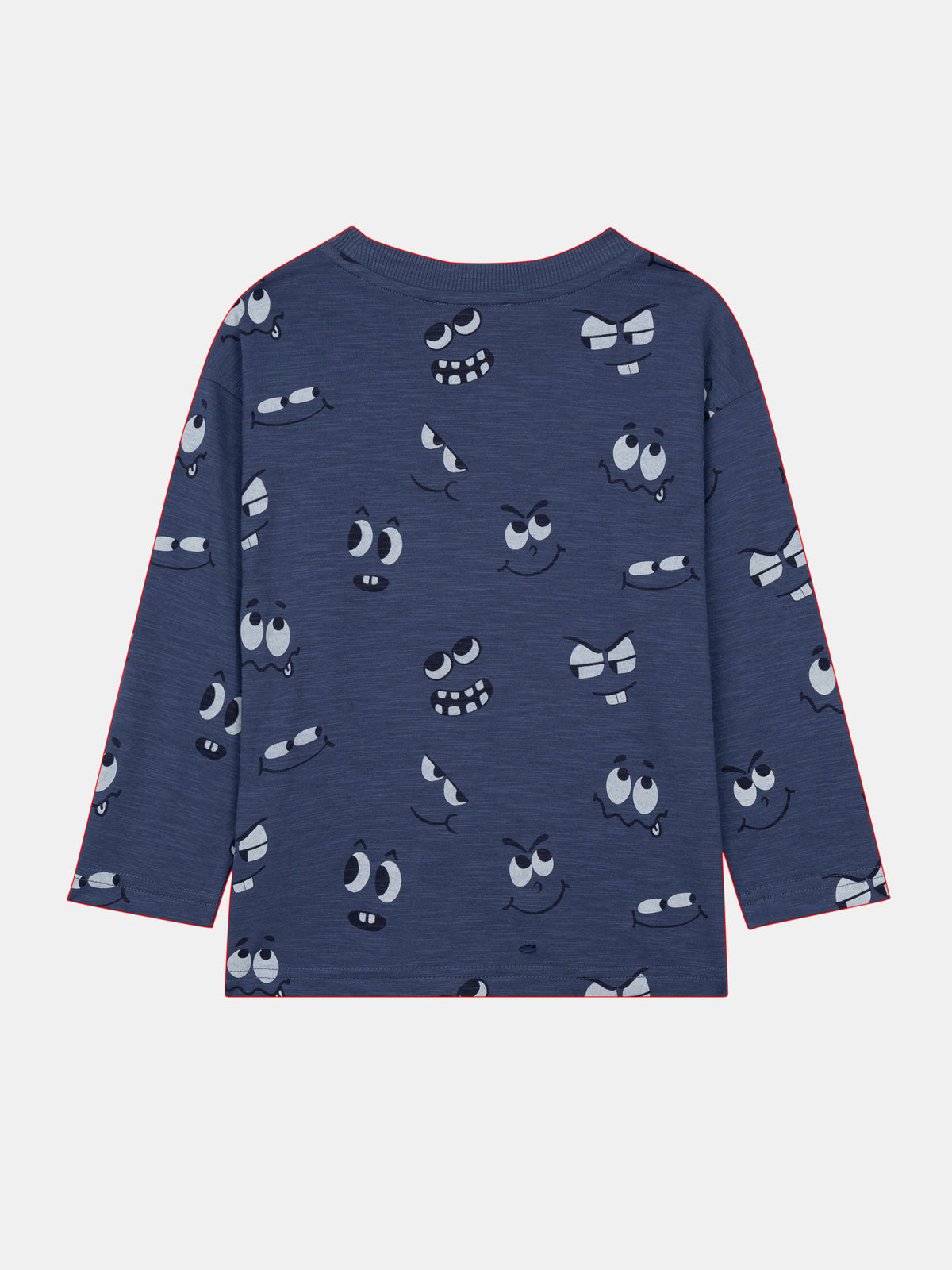 Tee Shirt Manches Longues Bleu