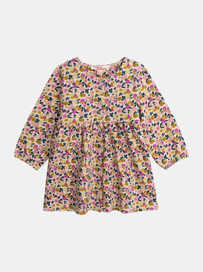 Ensemble robe imprimée et legging "Wild Campus" pour bébé fille