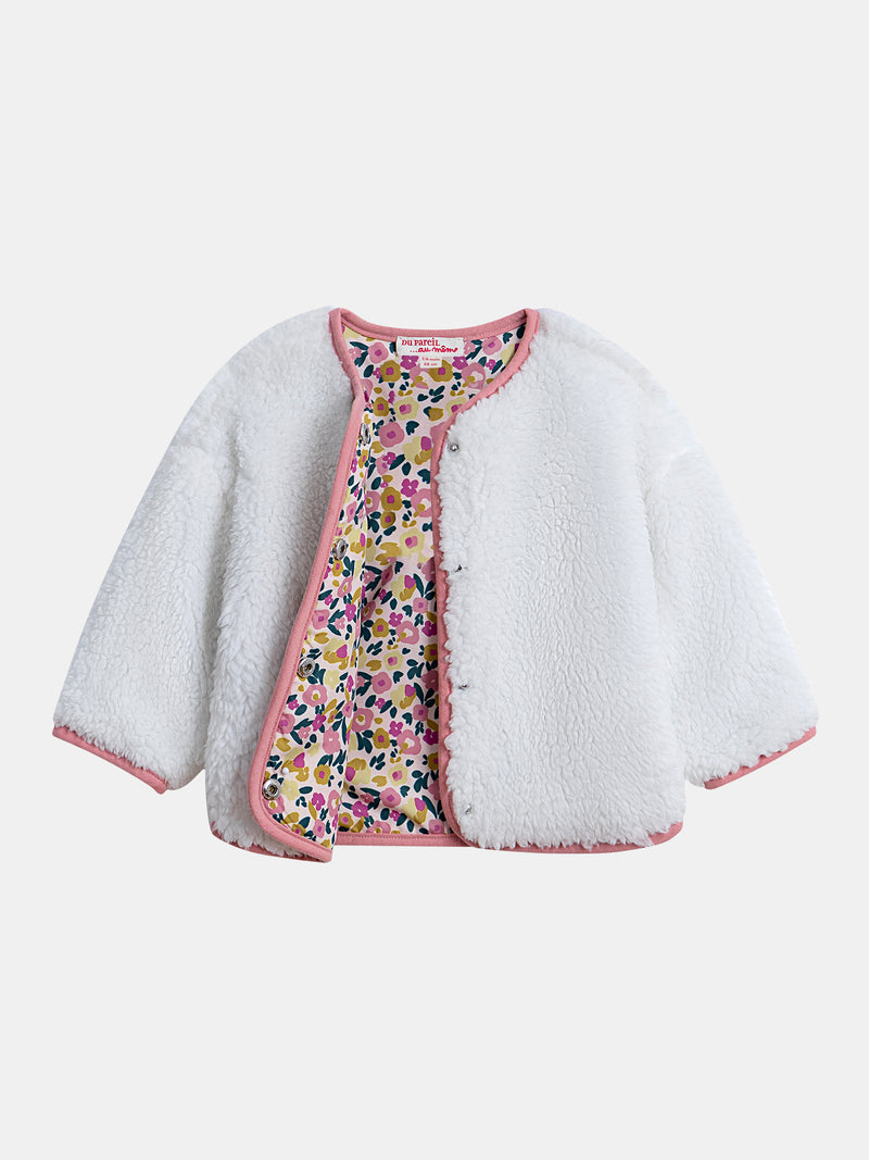 Cárdigan reversible de flores "Wild Campus" para bebés
