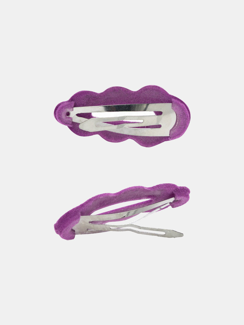 Juego de 3 horquillas de formas orgánicas multicolores para niña