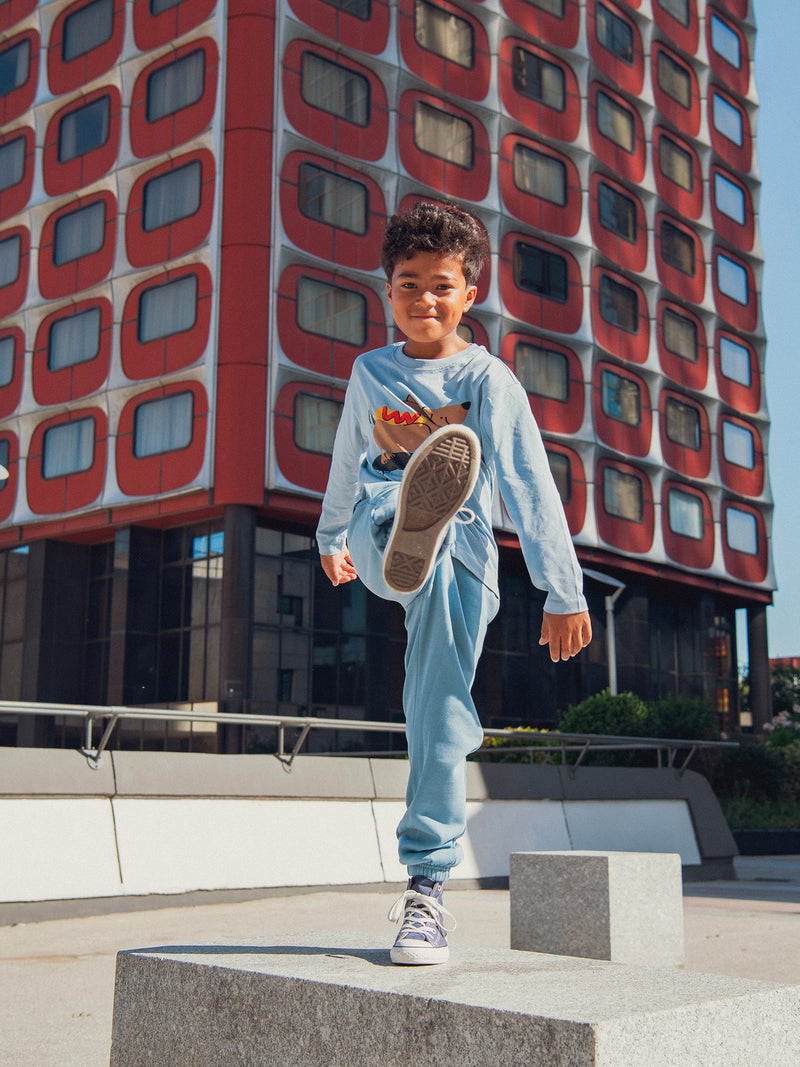 Pantalones de jogging azul claro para niño