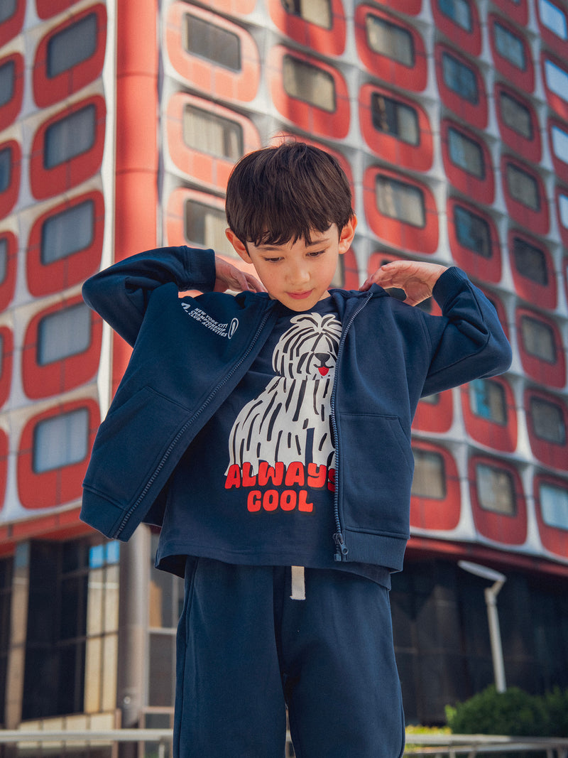 Sudadera Azul Marino para Niño