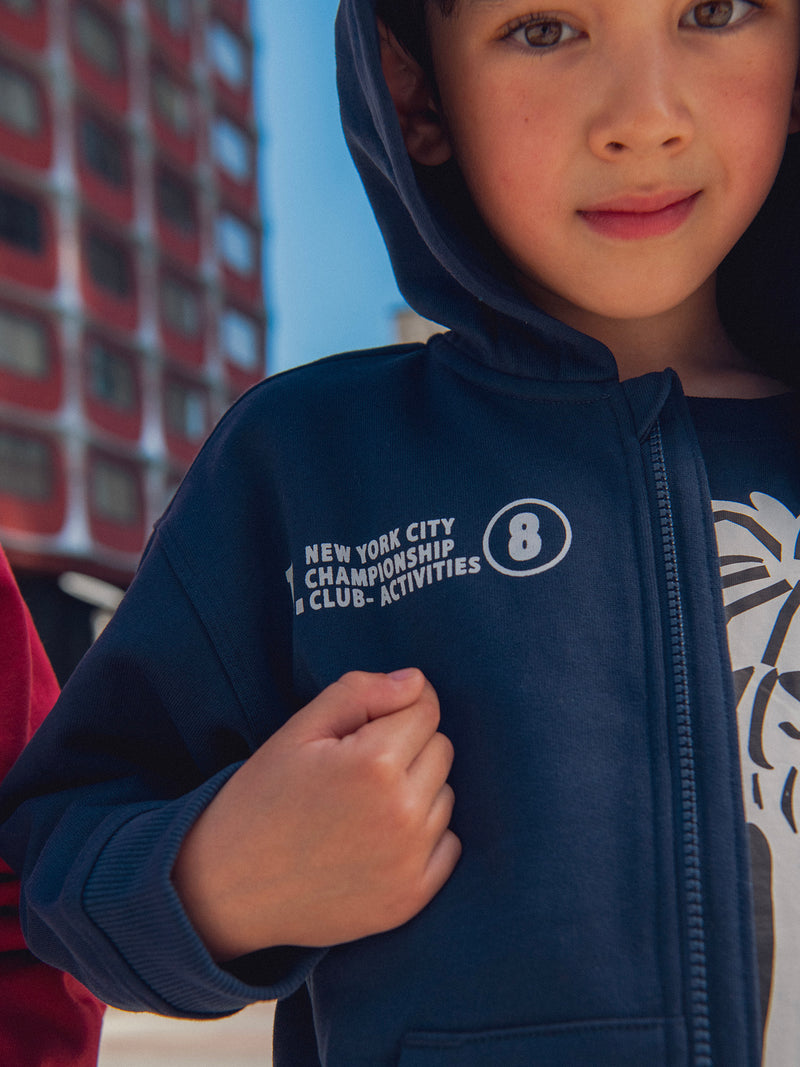 Sudadera Azul Marino para Niño