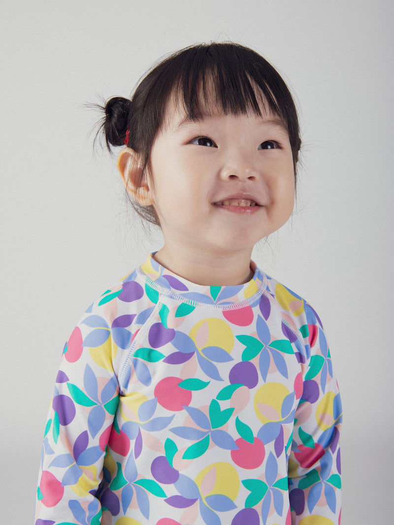 Camiseta de baño UPF 50+ para bebé niña