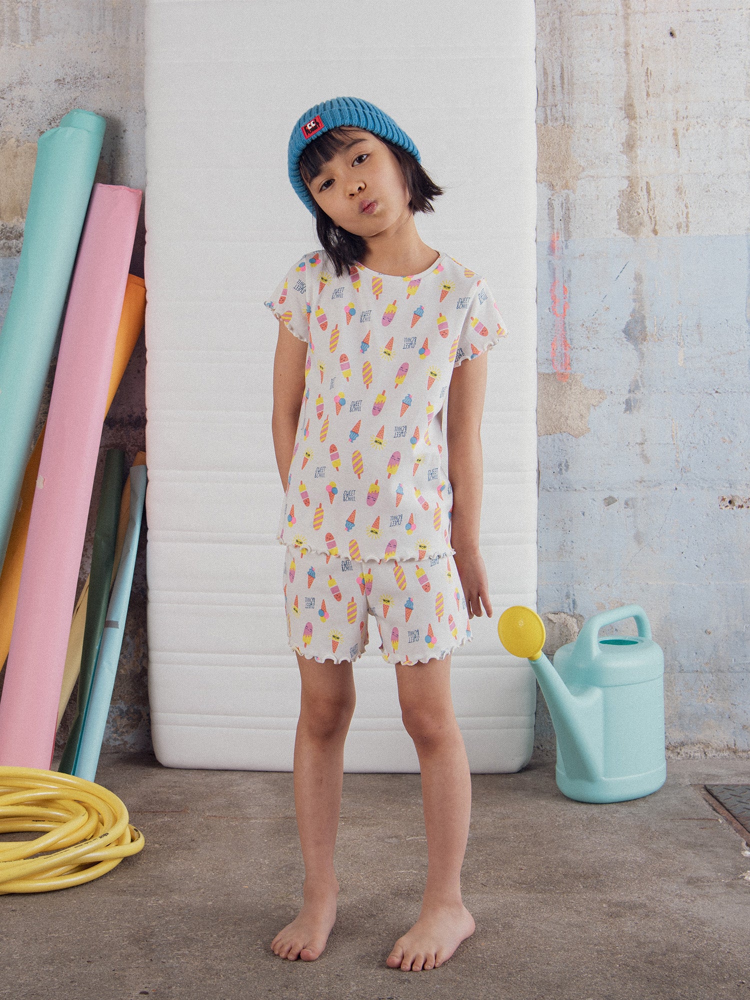 Pijamas cortos "SWEET & CHILL" para niñas