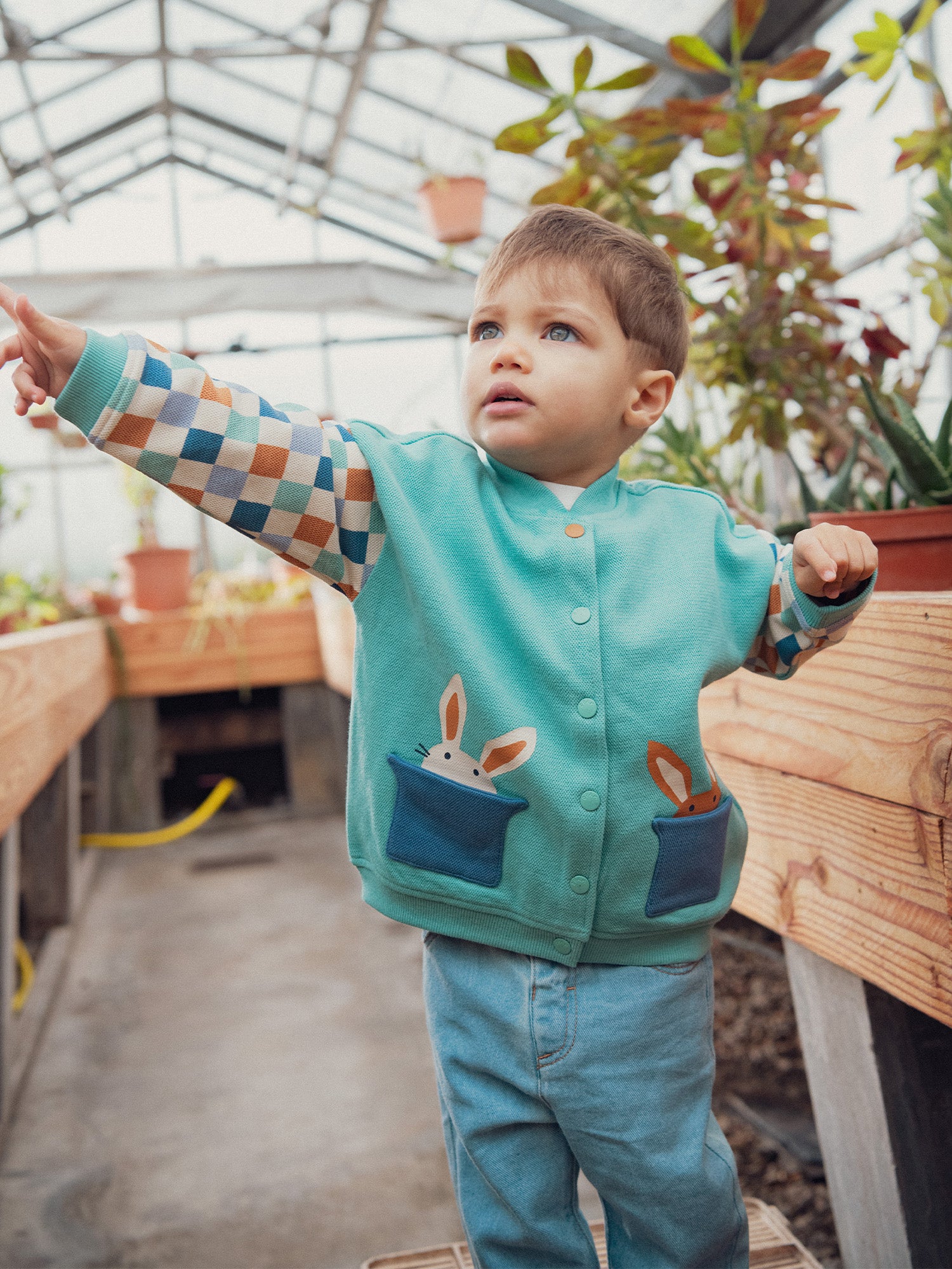 Gilet lapin pour bébé garçon