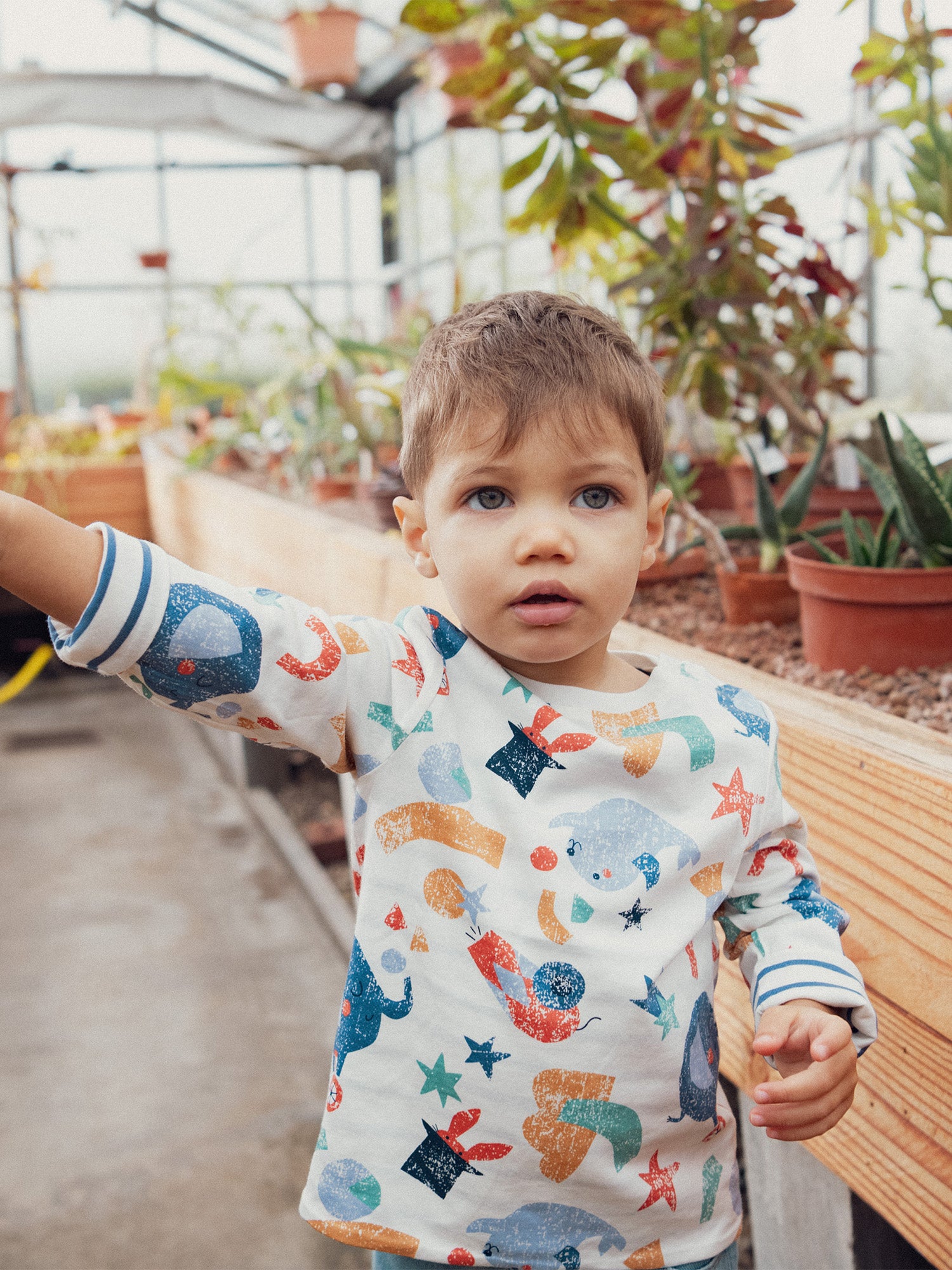 T-shirt réversible motif cirque pour bébé garçon