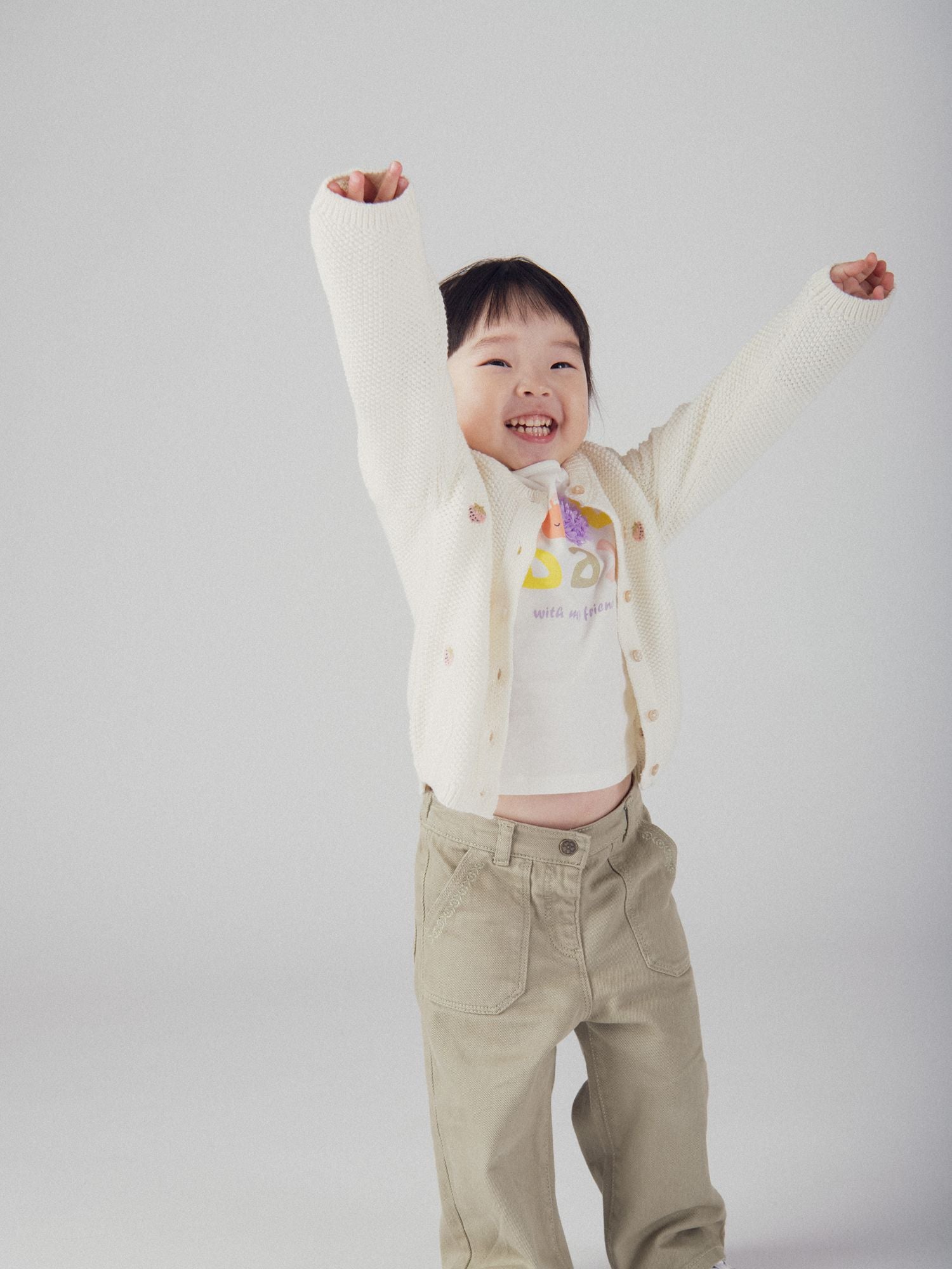 T-shirt con motivo de fruta pastel para bebé niña