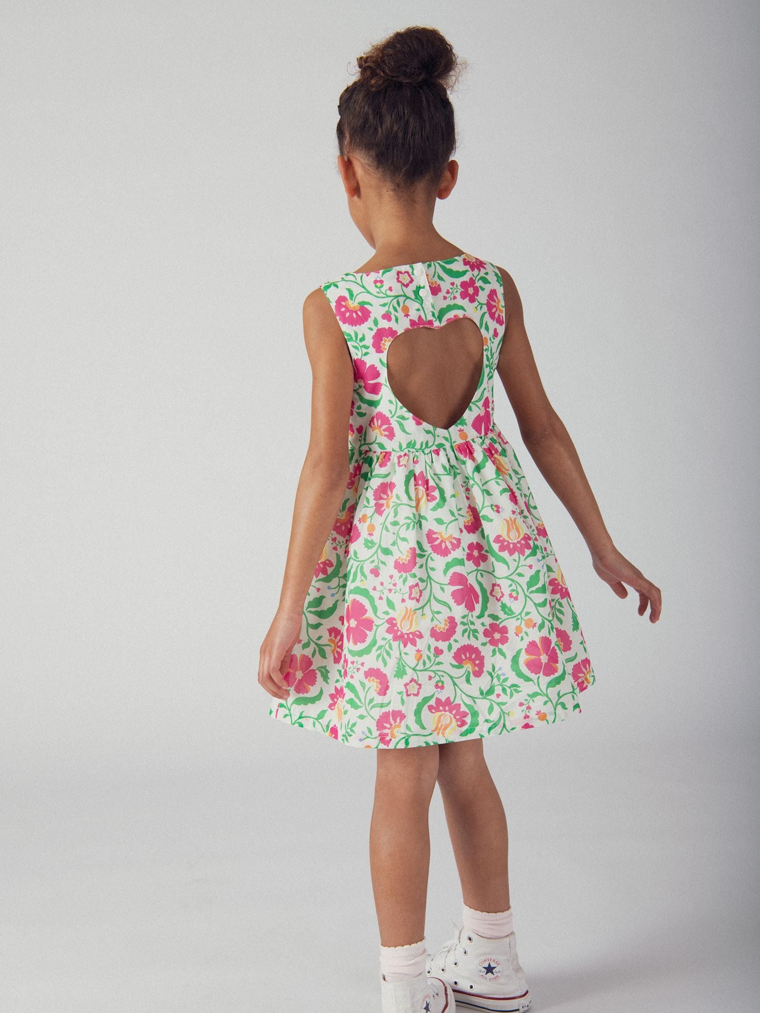 Robe imprimée floral pour fille