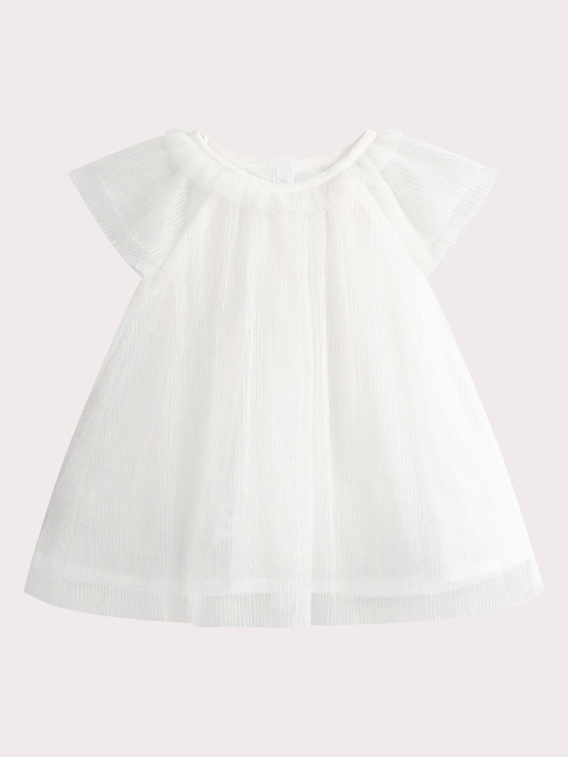 Vestido Blanco para Bebé Niña