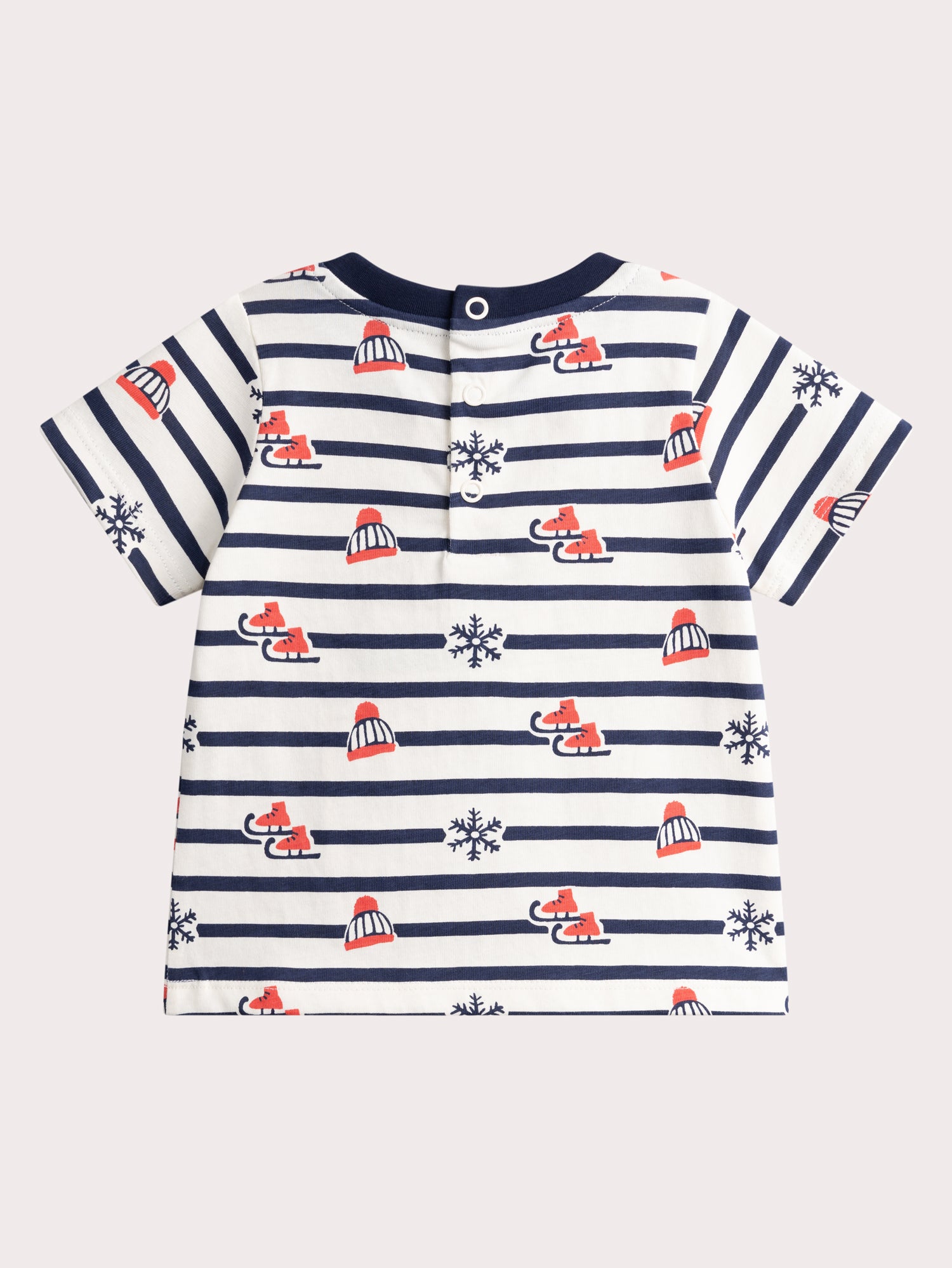 Camiseta con imagen invernal para bebé niño