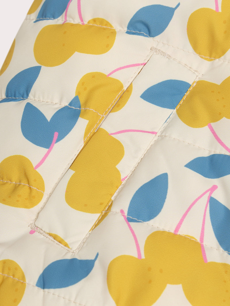 Chaqueta Sin Mangas Reversible Amarilla