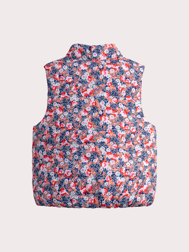 Chaleco reversible marino sin mangas