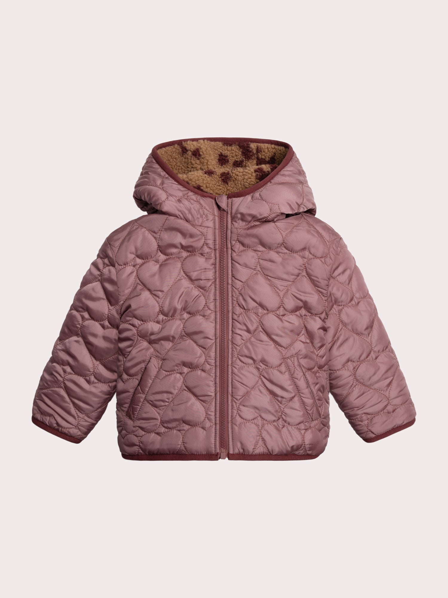 Veste réversible léopard