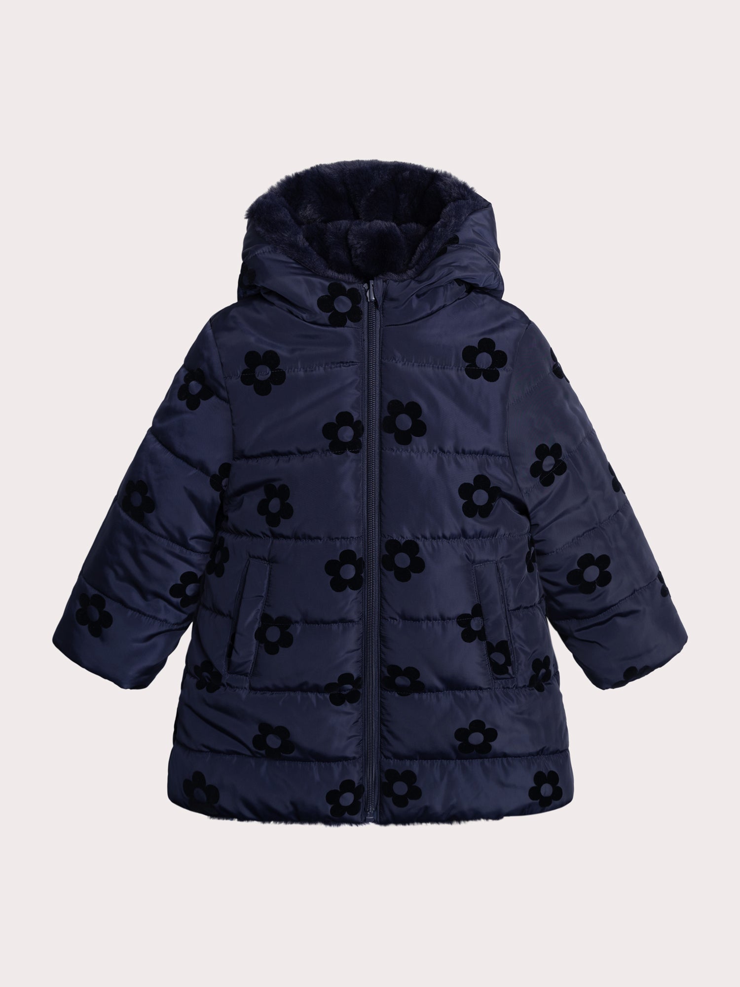 Abrigo Reversible Azul Marino
