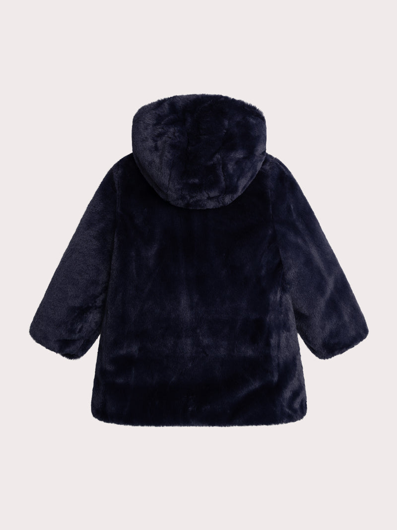 Abrigo Reversible Azul Marino