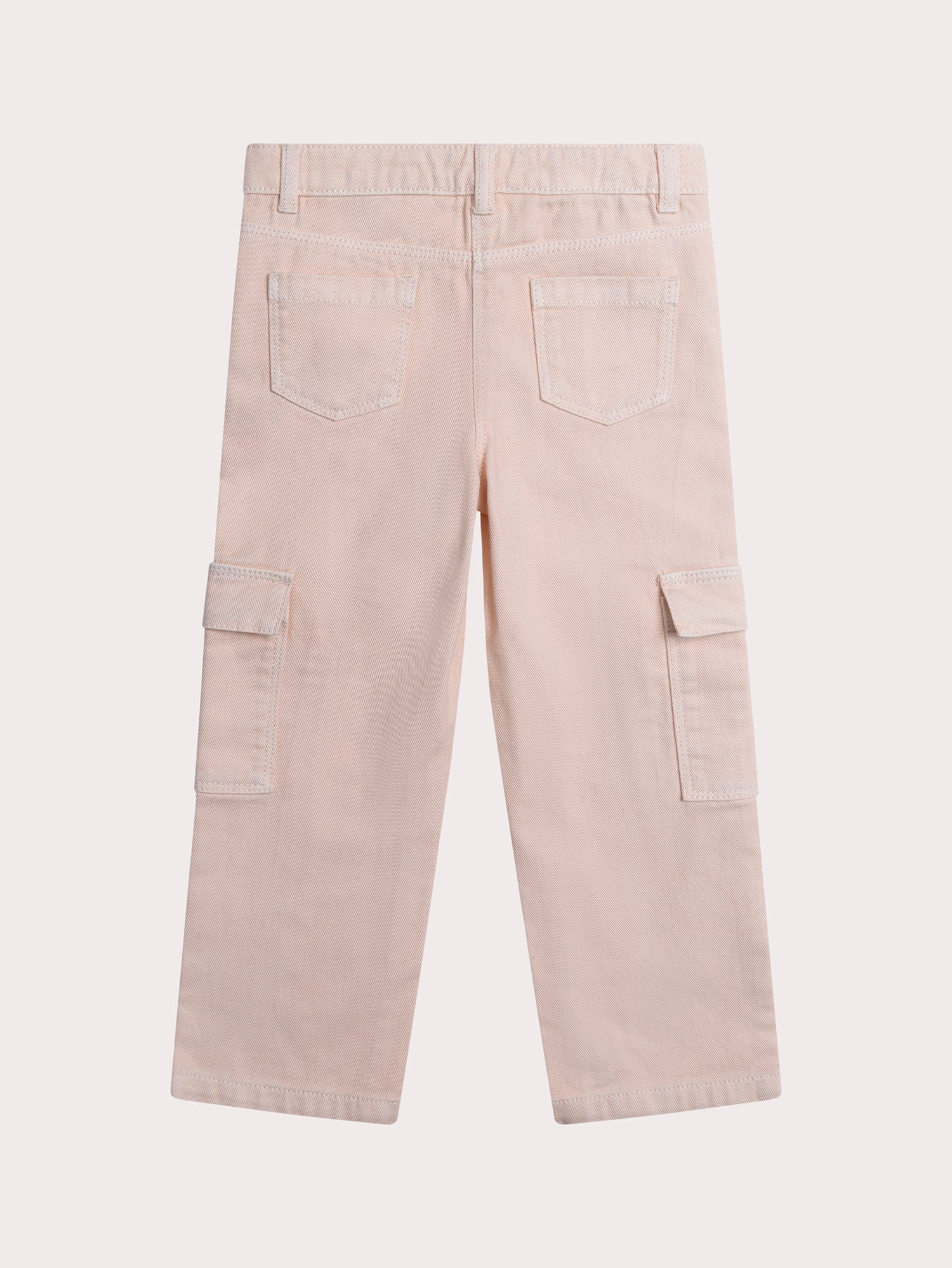 Pantalon cargo rose pale