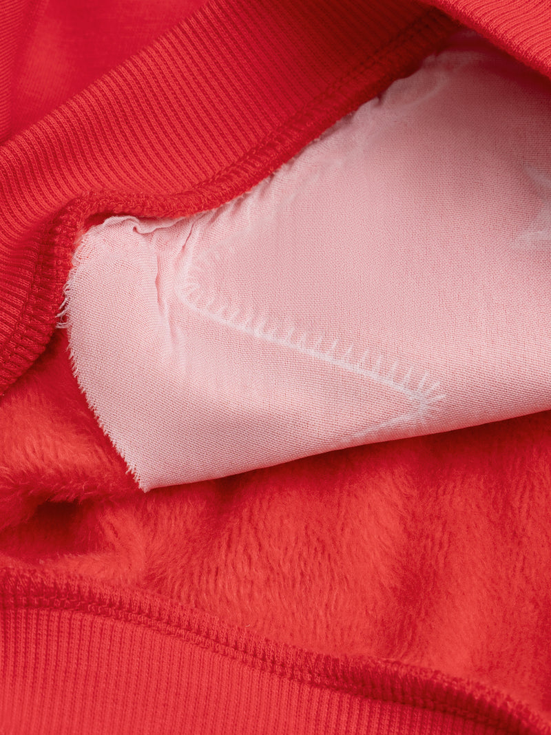 Sudadera roja de Navidad